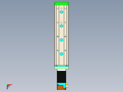 威洛博小滑台-LES16-L8-S100-BC俯视缩略图