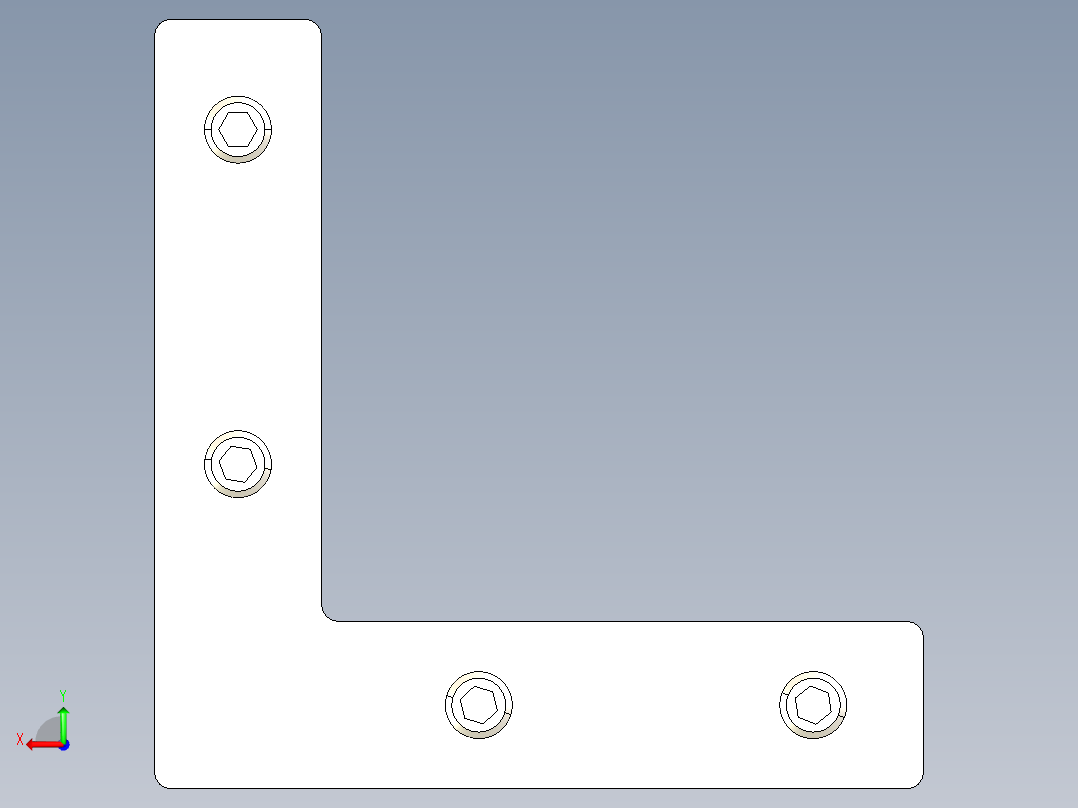 型材-BR 6 SLOT MITRE BRACKET 3842535626后视图
