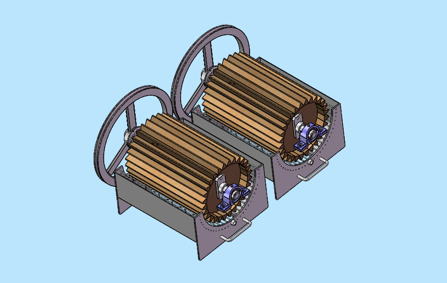 花生剥壳机模型图