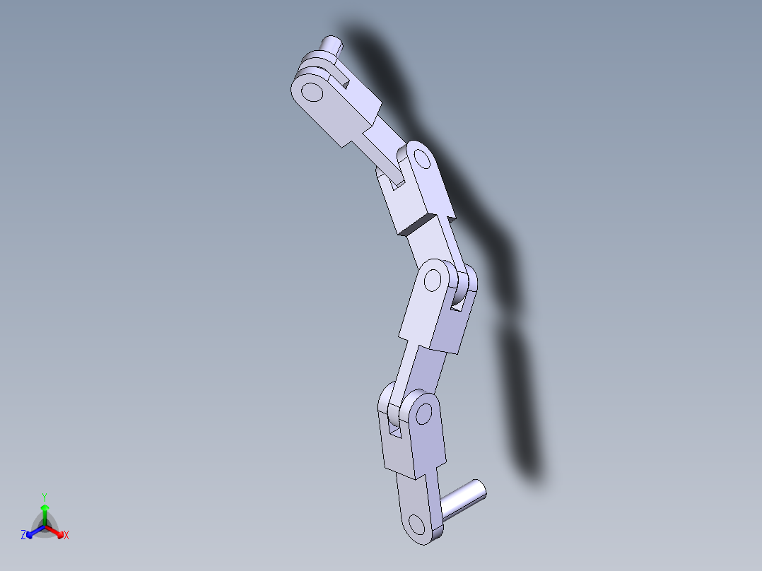 机械臂正等轴测图