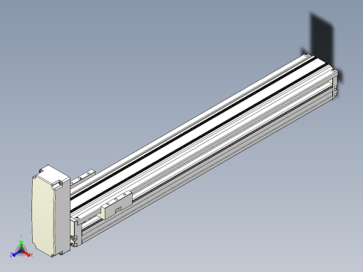 TPA-KNR-86E-1610C-L550A1-MU-H10-N3线性模块铝制底座正等轴测缩略图