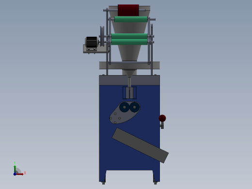 液体自动包装机sw13+cad前视缩略图
