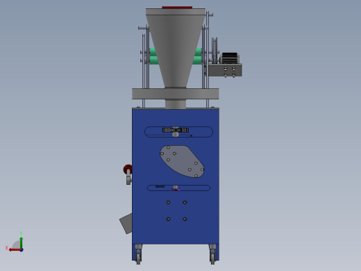 液体自动包装机sw13+cad后视缩略图