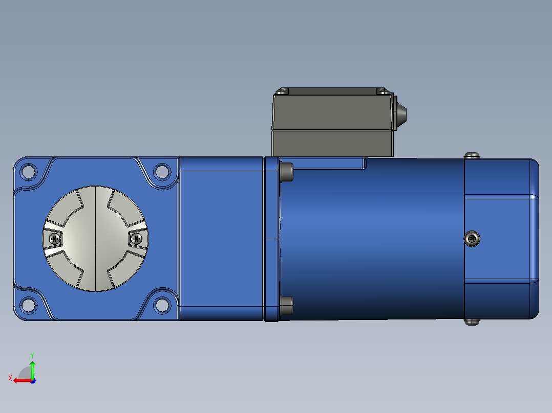 YT系列调速电机-90yt02-180后视图