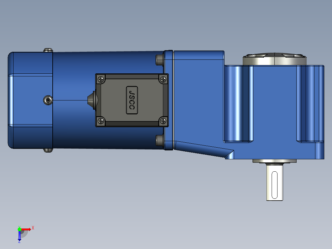 YT系列调速电机-90yt02-180俯视图