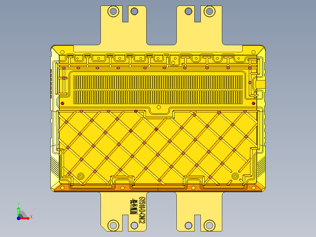 GY510-D笔记本CNC工装夹具三维模型-CNC2-191230前视图
