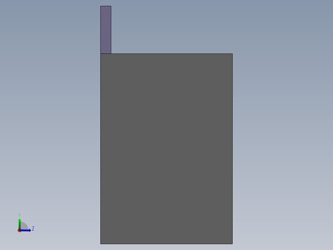 自行车立体车库左视图