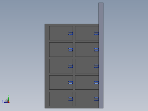 自行车立体车库右视缩略图