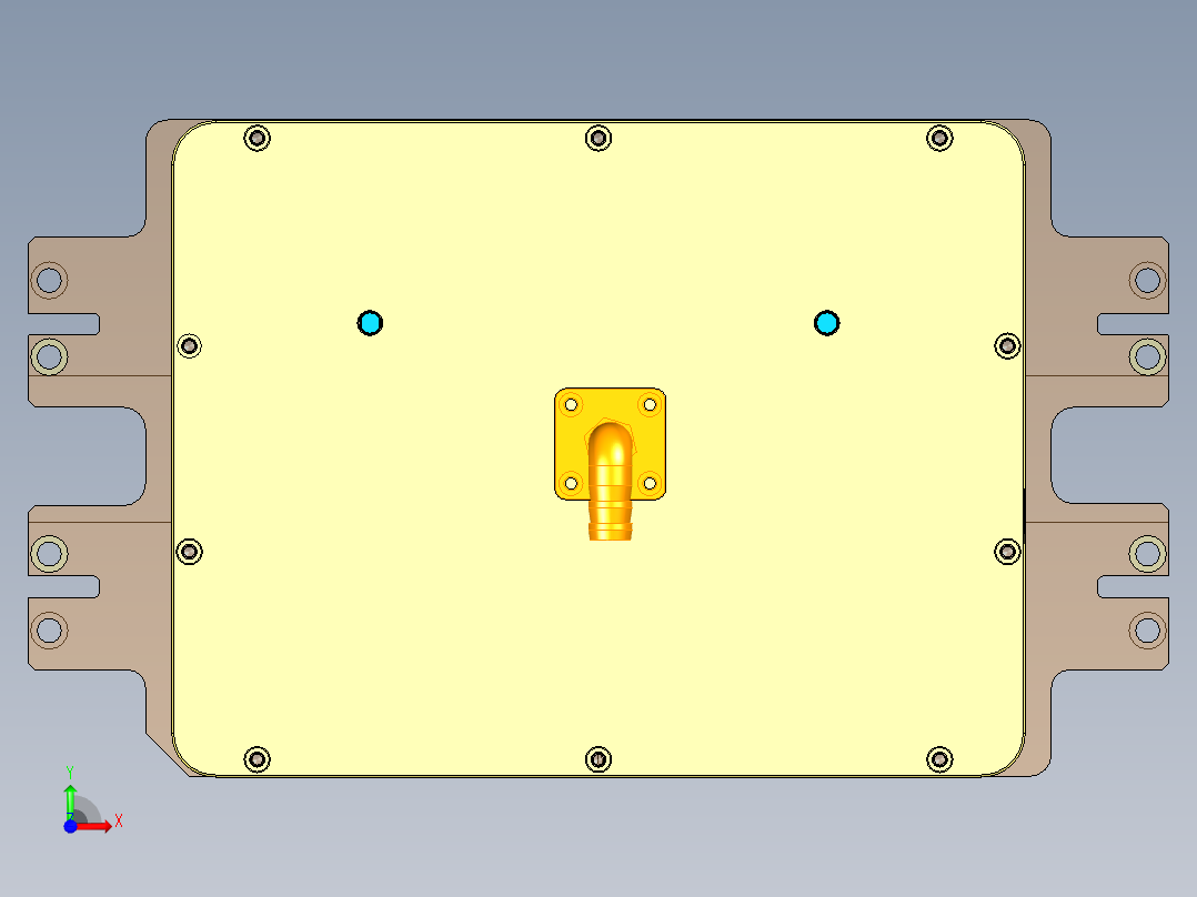 UX7602-C-笔记本CNC工装夹具三维模型CNC2-210720前视图