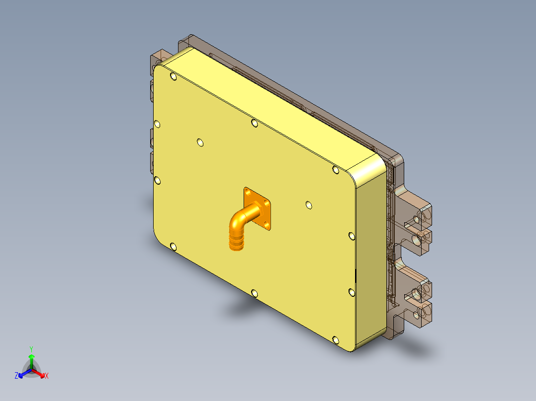 UX7602-C-笔记本CNC工装夹具三维模型CNC2-210720正等轴测图