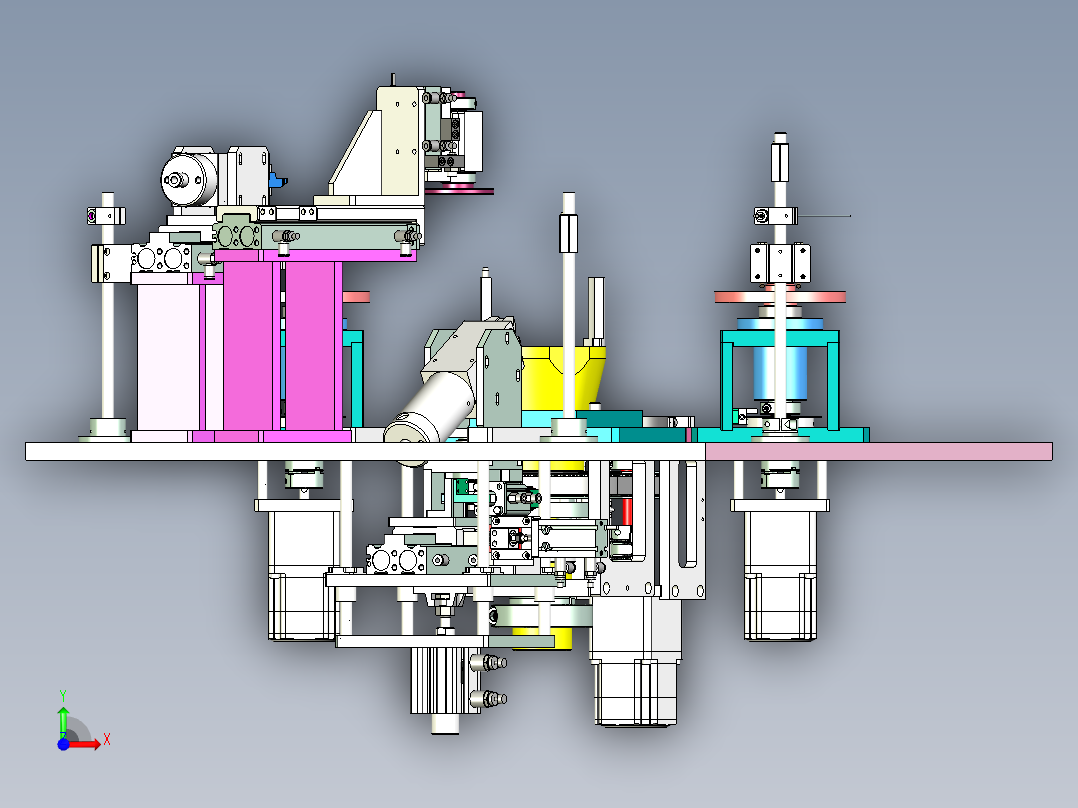 轴承内外圈间隙检测设备设计前视图