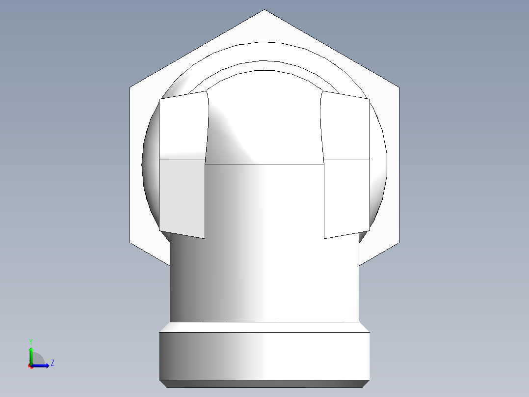 直角过板接头、6C9-36LN左视图