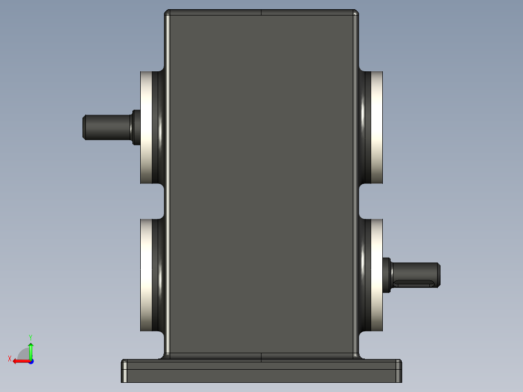 B2004679-减速机后视图