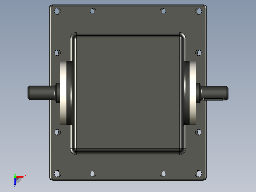 B2004679-减速机俯视图