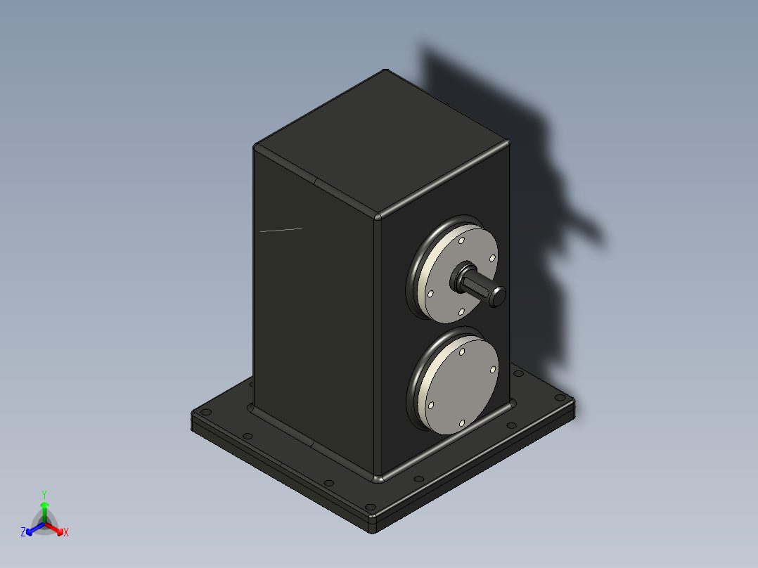 B2004679-减速机正等轴测图