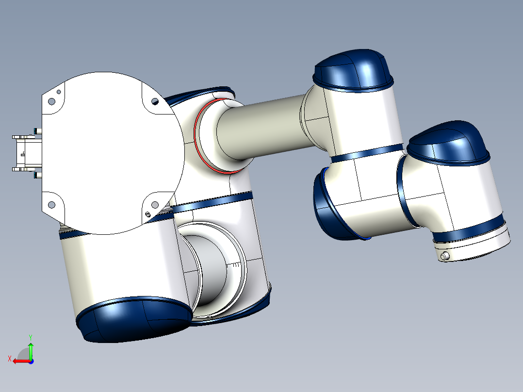 新松20KG-1100MM协作机器人关节可活动后视图