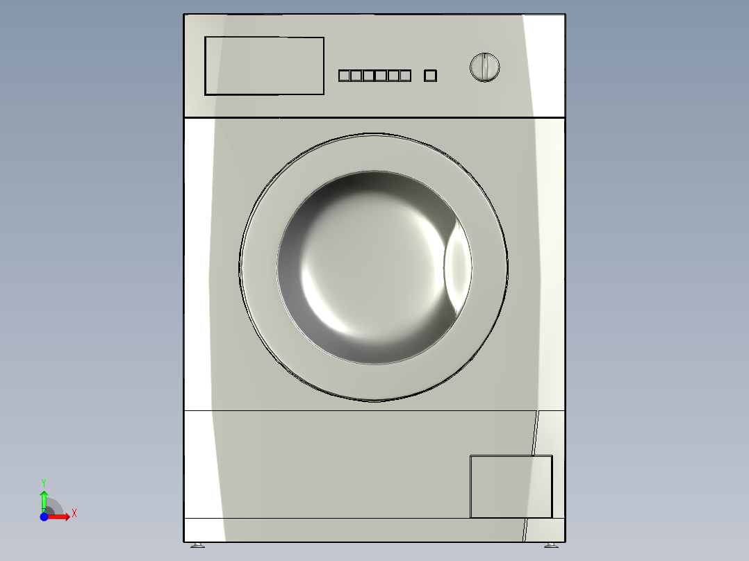 洗衣机(4)前视图