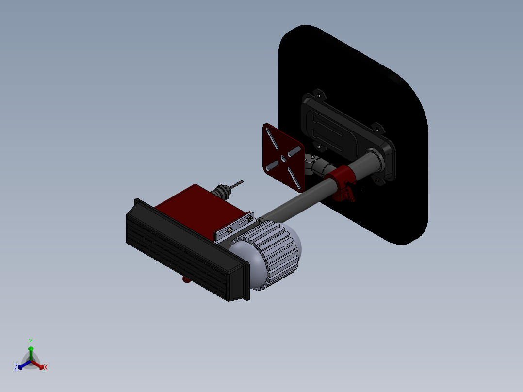 电钻(70)正等轴测图
