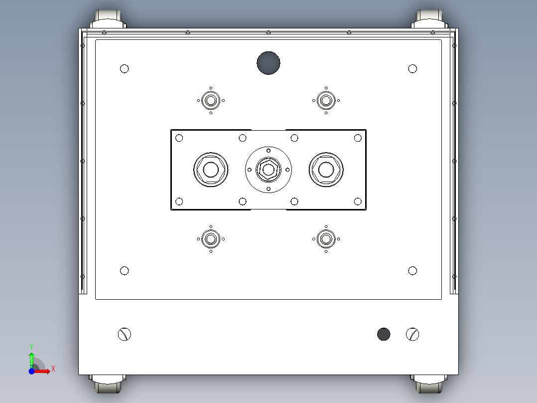 电竞键盘键帽定压力压合机前视图