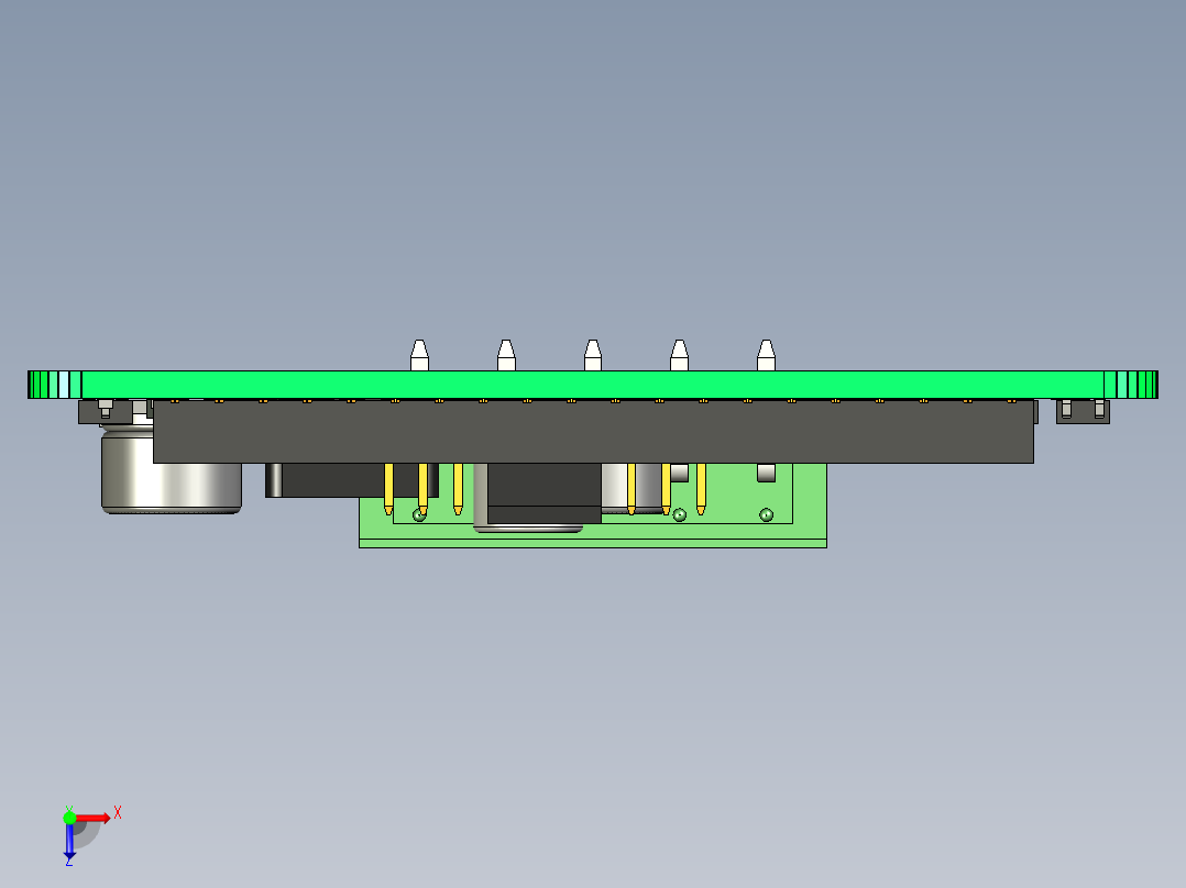 A0003581-树莓派 MBUS HAT俯视图