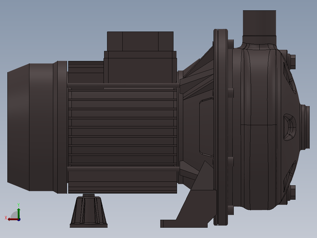 CDX 90-10 泵后视图