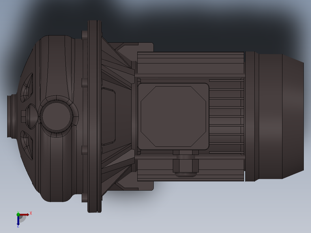 CDX 90-10 泵俯视图