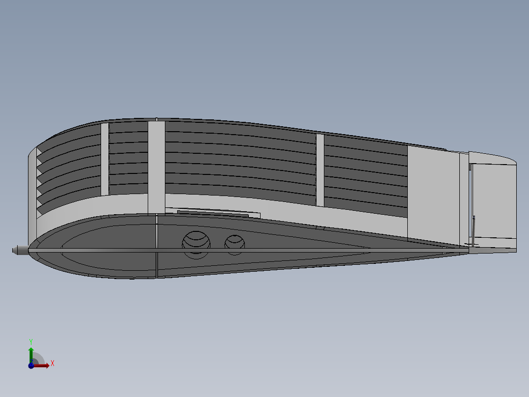 飞机起落架机总成3D模型SolidWorks三维设计图 Catia设计前视图