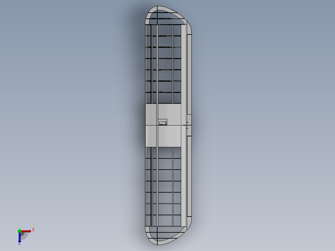 飞机起落架机总成3D模型SolidWorks三维设计图 Catia设计俯视图