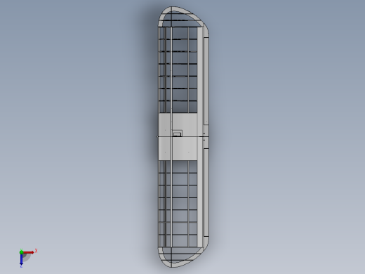 飞机起落架机总成3D模型SolidWorks三维设计图 Catia设计俯视缩略图