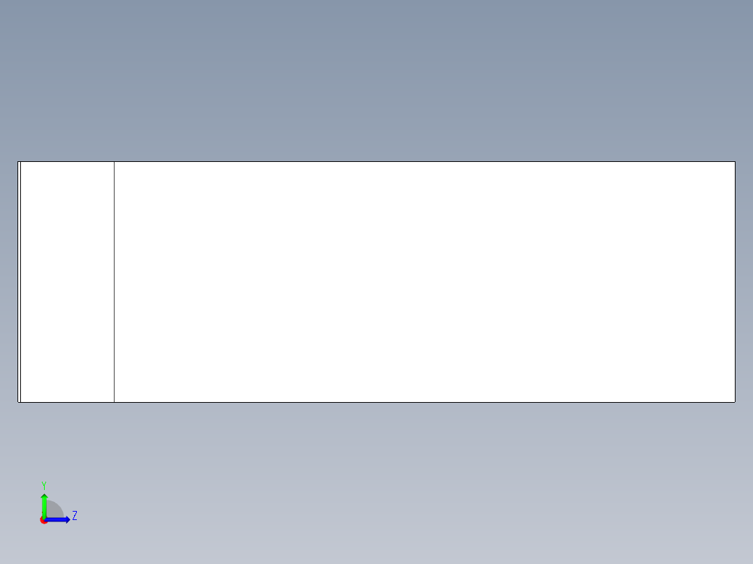 兄弟机床S500S700右立板左视图