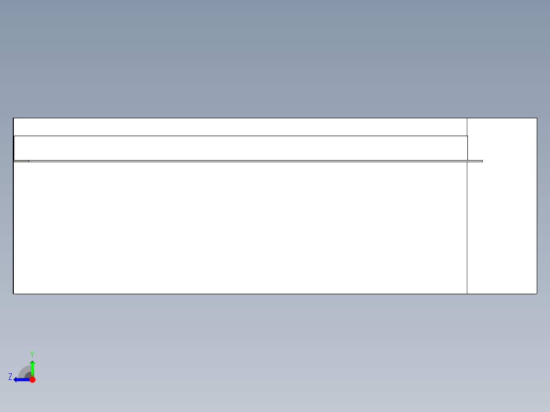兄弟机床S500S700右立板右视图