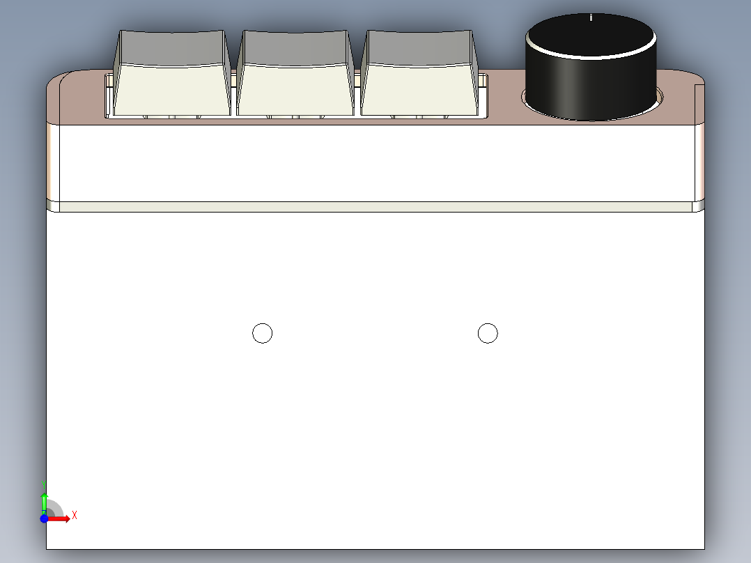 定制键盘3d打印12前视图
