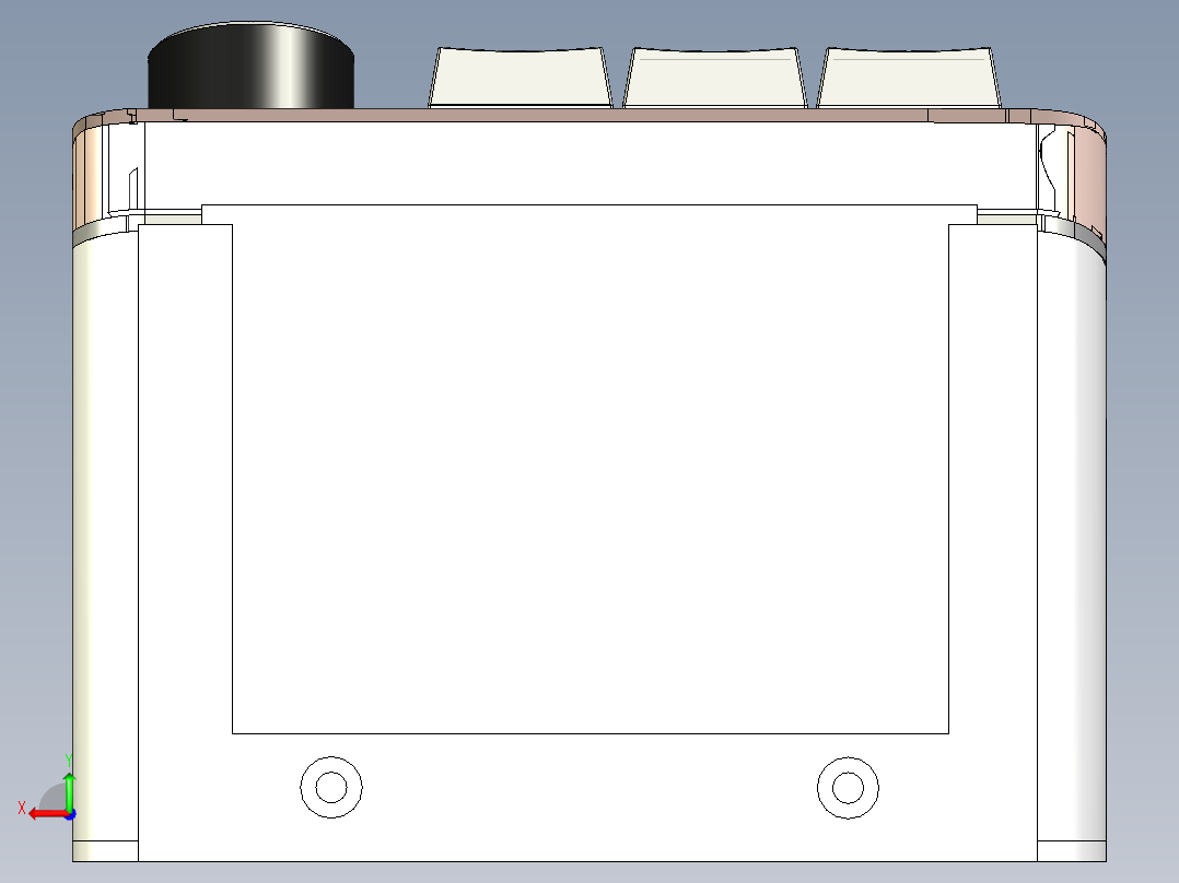 定制键盘3d打印12后视图
