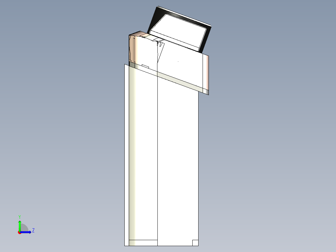 定制键盘3d打印12左视图