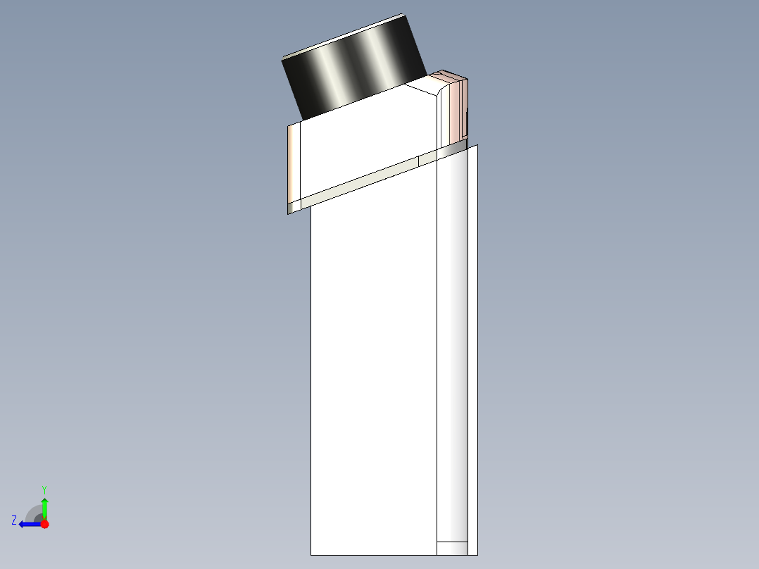 定制键盘3d打印12右视图