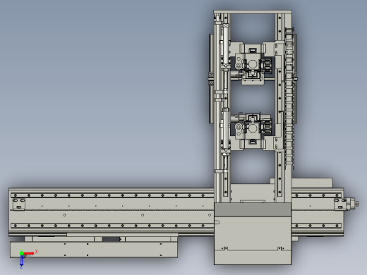 三轴XYZ工业机械臂  STP俯视缩略图