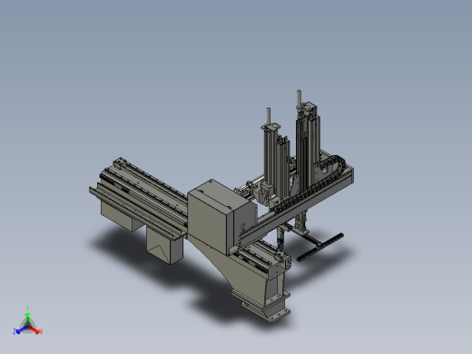 三轴XYZ工业机械臂  STP正等轴测缩略图