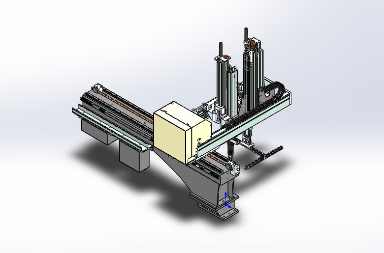 三轴XYZ工业机械臂  STP