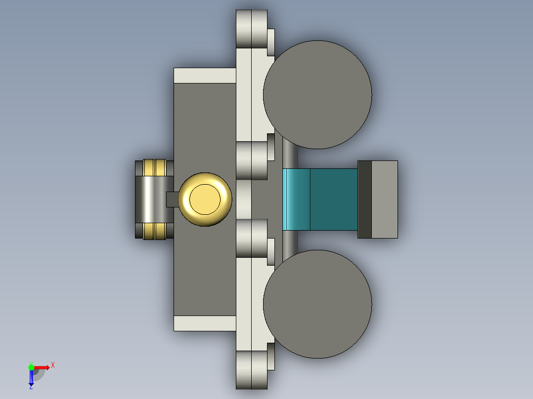 工具（接地装置）俯视图