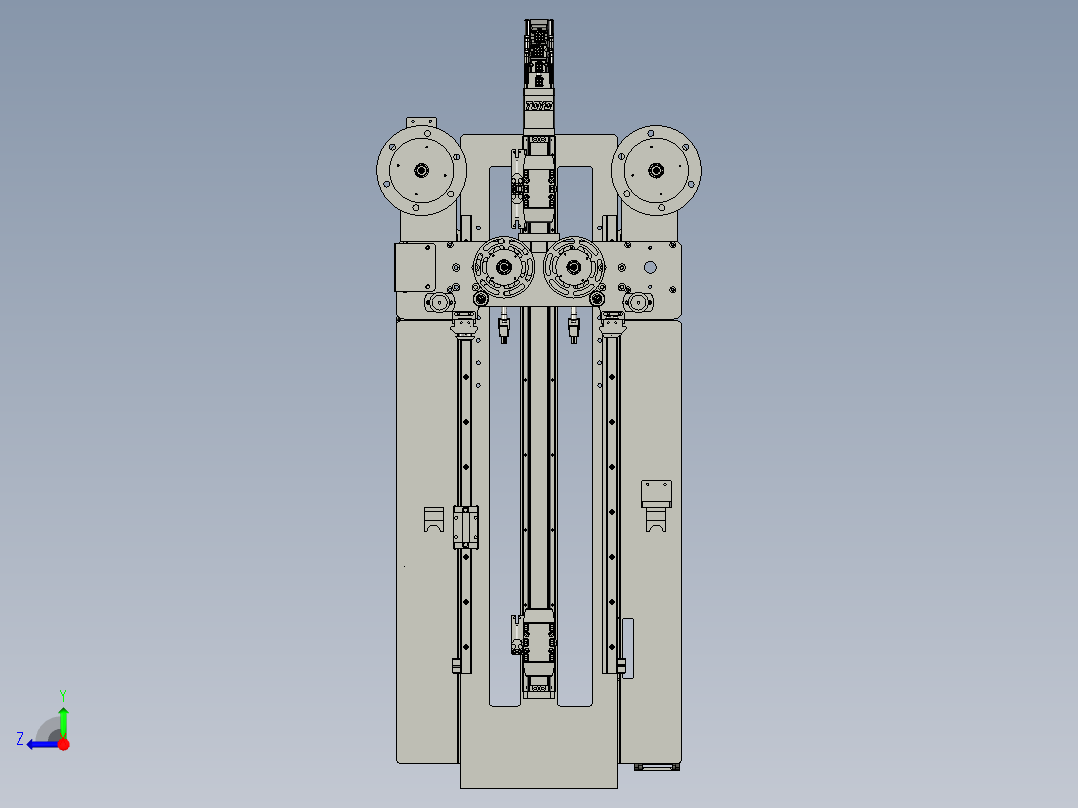 全自动铜膜天线切割检测自动化生产线S2d01-003铜模细丝剥离组件右视图