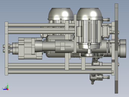 多头双面钻孔机右视缩略图