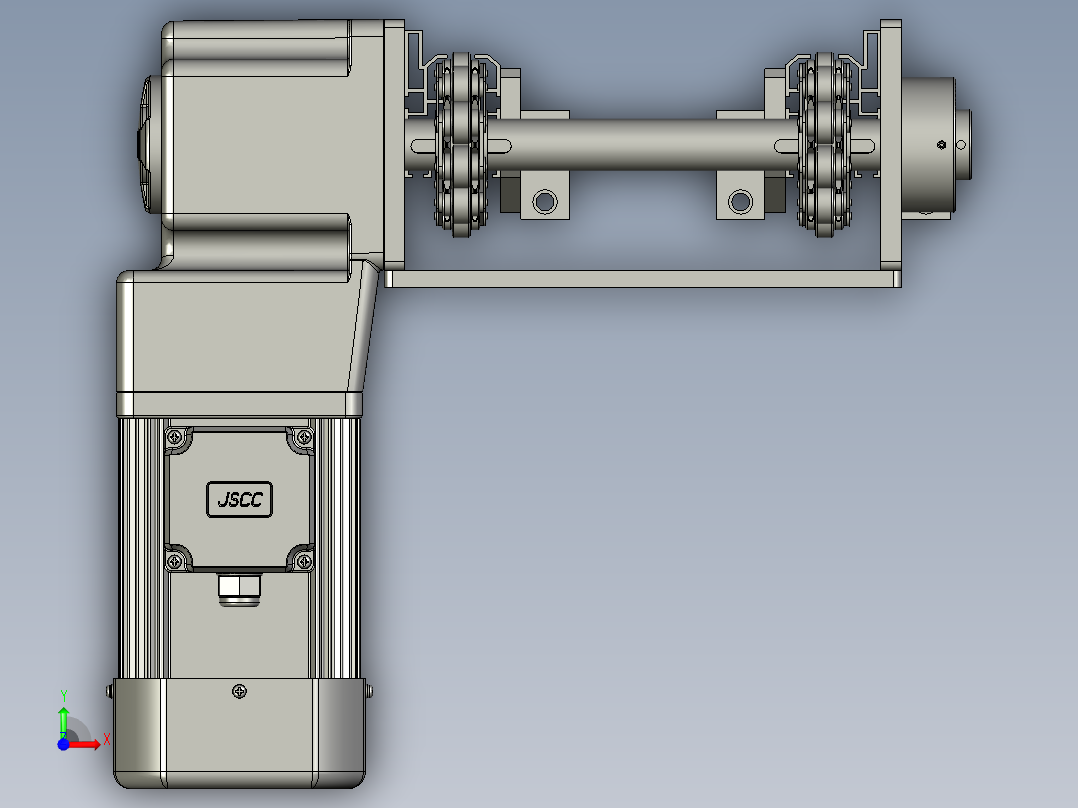 25倍速链前视图