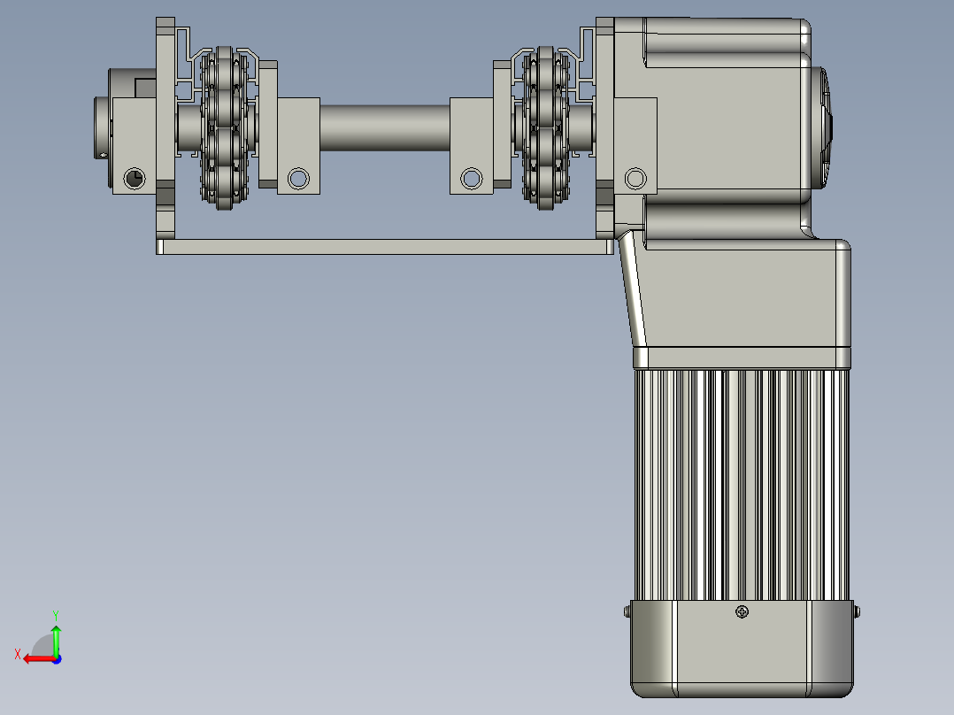 25倍速链后视图