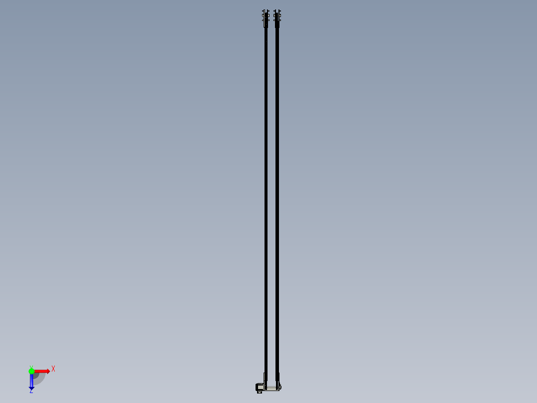 25倍速链俯视图