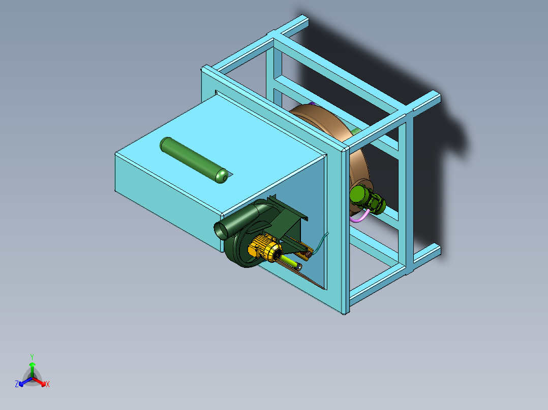 塑料母粒的振动下料装置