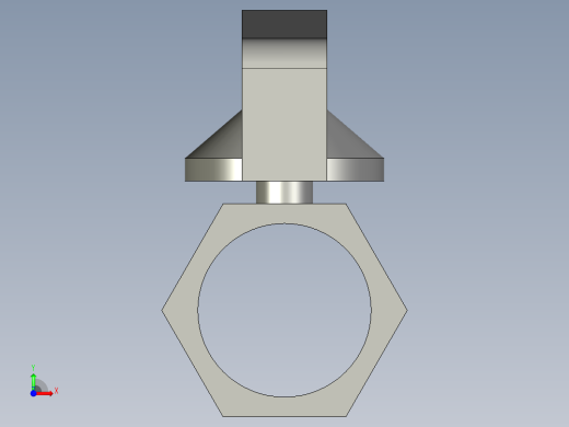 P127-3分两端内牙开关前视缩略图