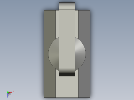 P127-3分两端内牙开关俯视缩略图