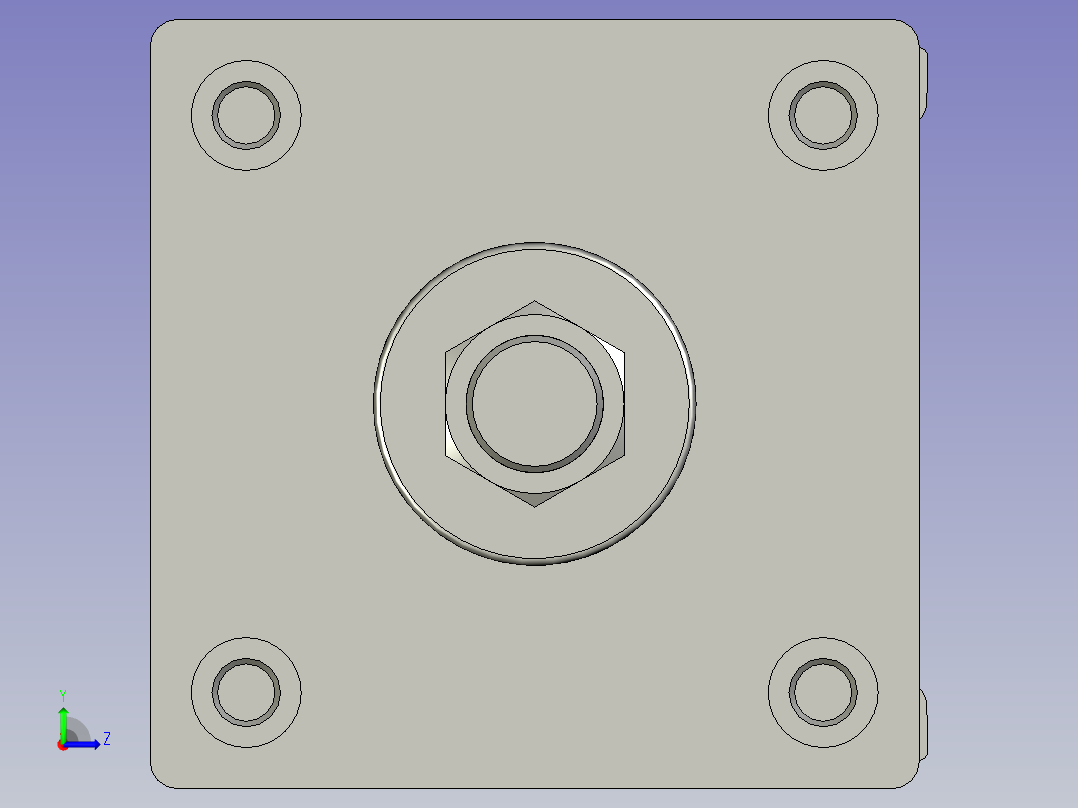 气缸SC100x75S左视图