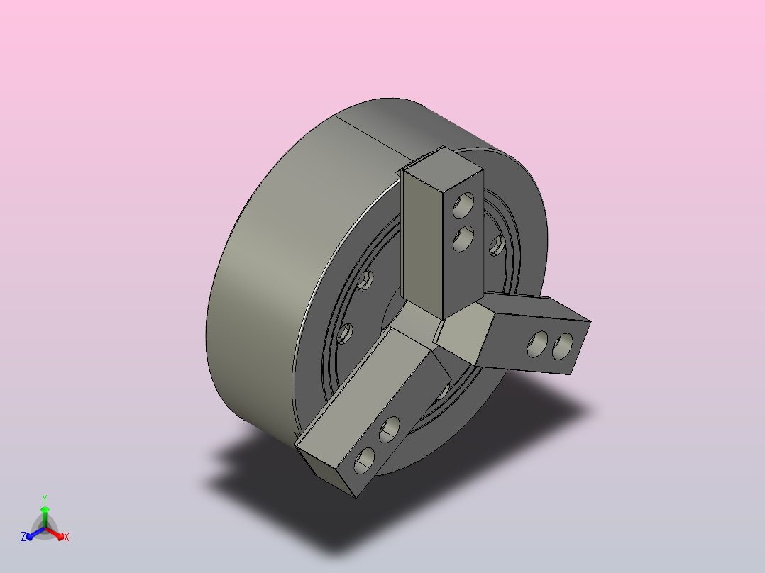 3H╱3H-A高速中空动力夹头[3H-15A8]主视图