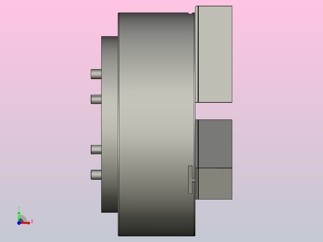 3H╱3H-A高速中空动力夹头[3H-15A8]前视图
